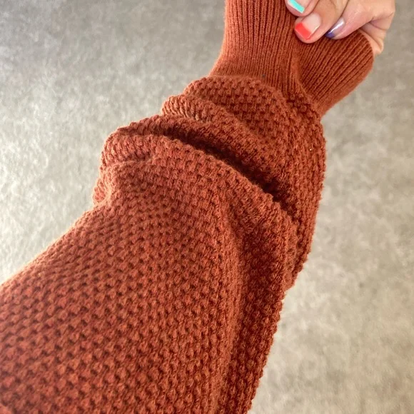 Free people beach, rust cardigan - Picture 4 of 7